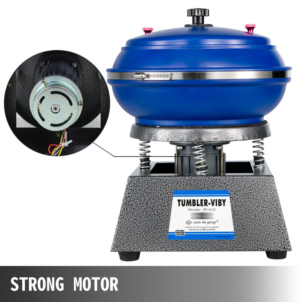 Poliertrommel 6 Liter Polierbecher Polieren Vibrations Becher Vibrationspolieren