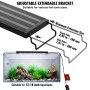 VEVOR 10 W Vollspektrum-Aquarienlicht mit 5 Einstellbaren Helligkeitsstufen, Einstellbarem Timer & Ausschaltspeicher, mit Ausziehbaren Halterungen aus ABS-Gehäuse für 30-46 cm Süßwasseraquarien