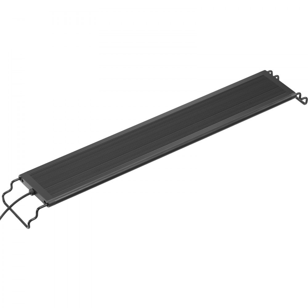 VEVOR 18 W Vollspektrum-Aquarienlicht mit 24/7-Naturmodus, Einstellbarem Timer & 5-stufiger Helligkeit, mit Ausziehbaren Halterungen aus Aluminiumlegierung für 46-61 cm Süßwasser-Pflanzenaquarien