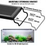 VEVOR 36 W Vollspektrum-Aquarienlicht mit 24/7-Naturmodus, Einstellbarem Timer & 5-stufiger Helligkeit, mit Ausziehbaren Halterungen aus Aluminiumlegierung für 91-107 cm Süßwasser-Pflanzenaquarien