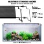 VEVOR Aquariumlicht mit LCD-Monitor, 36 W Vollspektrum-Aquarienbeleuchtung mit 24/7-Naturmodus, einstellbarer Helligkeit & Timer, Gehäuse aus Aluminiumlegierung, Ausziehbare Halterungen für 91–107 cm