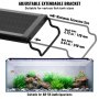 VEVOR 48 W Vollspektrum-Aquarienlicht mit 24/7-Naturmodus, Einstellbarem Timer & 5-stufiger Helligkeit, mit Ausziehbaren Halterungen aus Aluminiumlegierung für 122-137 cm Süßwasser-Aquarien