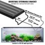 VEVOR Aquarium Licht, 36 W Vollspektrum Aquarium Licht mit 5 Stufen Einstellbare Helligkeit, Timer & Power-Off Speicher, mit ABS Shell Ausziehbare Halterungen für 122-137 cm Süßwasser-Fischtank