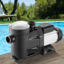 VEVOR Schwimmbadpumpe 2PS 1800W Filterpumpe Poolpumpe max. Durchfluss 33000L/h Aufstellpoolpumpe, 220 V-240 V, 1450/2860 U/min, Pumpe für Aufstellpools, Spas, heiße Quellen, Bewässerungssysteme