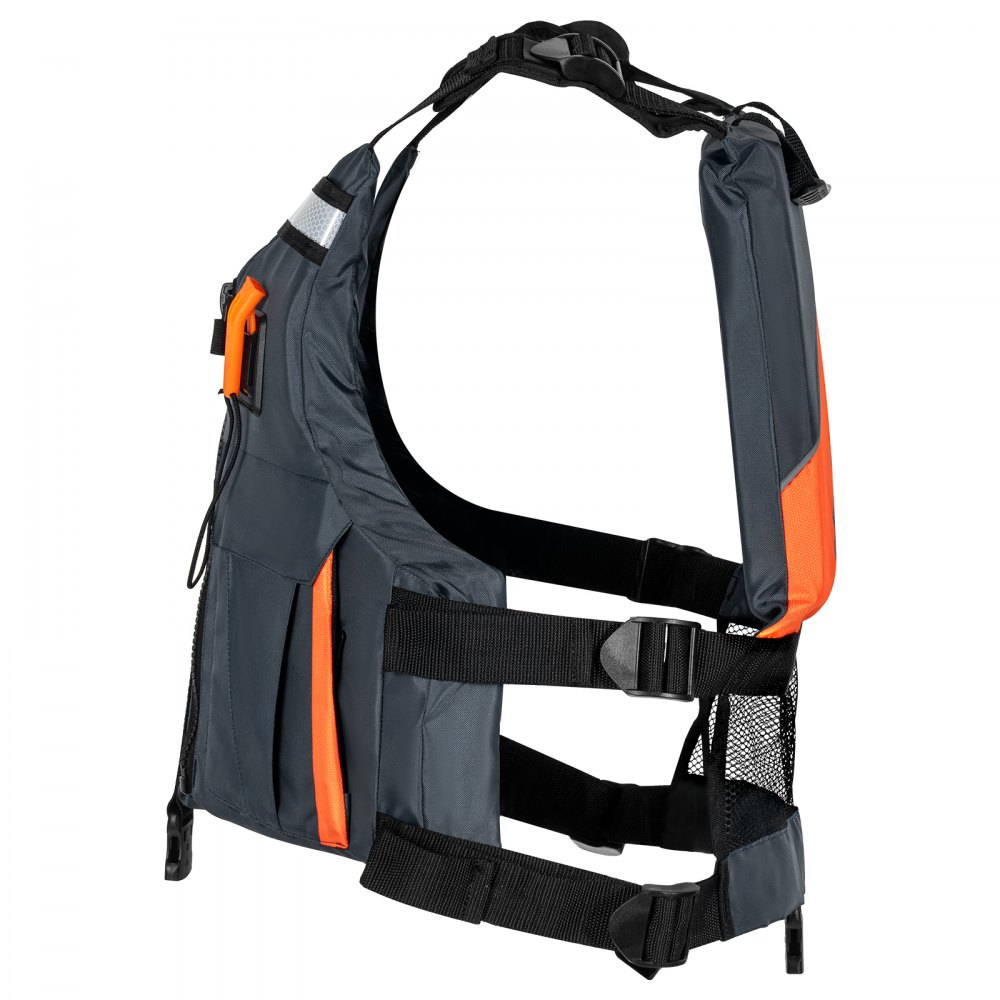 VEVOR Wassersport-Schwimmweste PFD, 110N Auftriebsweste, wasserdichtes Nylon, Flotation für Wasseraktivitäten, Angeln, Kajakfahren, Surfen, auf Booten, Männer und Frauen, XL