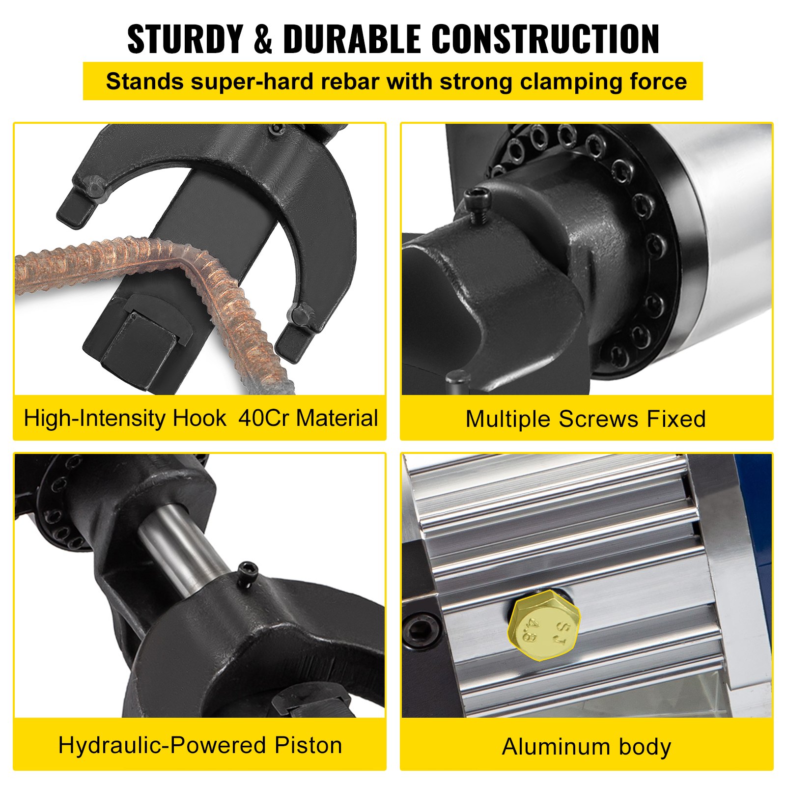 Vevor Bewehrungsbieger Elektrischer Bewehrungsglätter Biegemaschine 1500 W