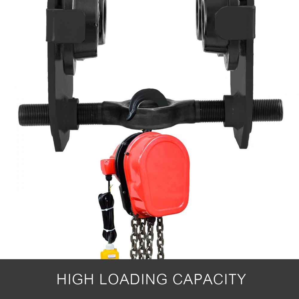 Laufkatze Handfahrwerk 0,5t Kranhub Verstellbar Handkurbel Hallenkran