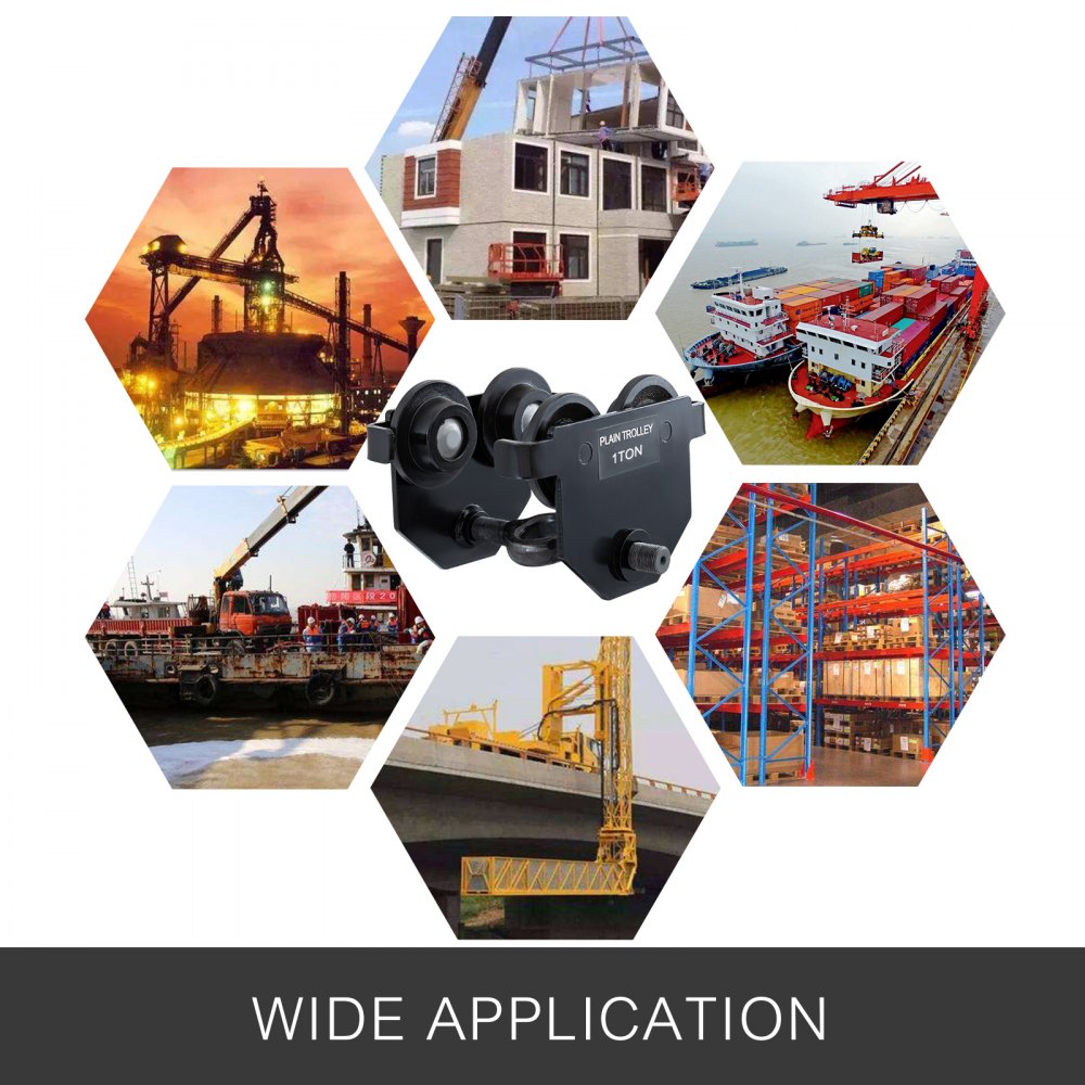 Laufkatze Handfahrwerk Rollfahrwerk Seilwinde Kettenzug 1 Ton