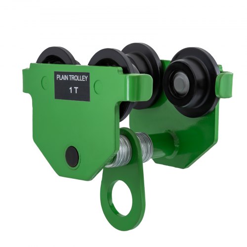 Laufkatze Handfahrwerk 1t / 2200 Lb Winde Push Beam Trolley Flaschenzug Updated