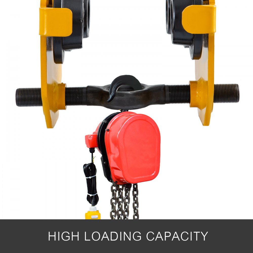 Rollfahrwerk Krankatze Laufkatze Handfahrwerk 2.000 Kg Flanschbereich 90-165mm