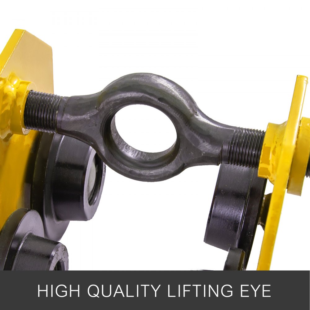 Rollfahrwerk Krankatze Laufkatze Handfahrwerk 2.000 Kg Flanschbereich 90-165mm