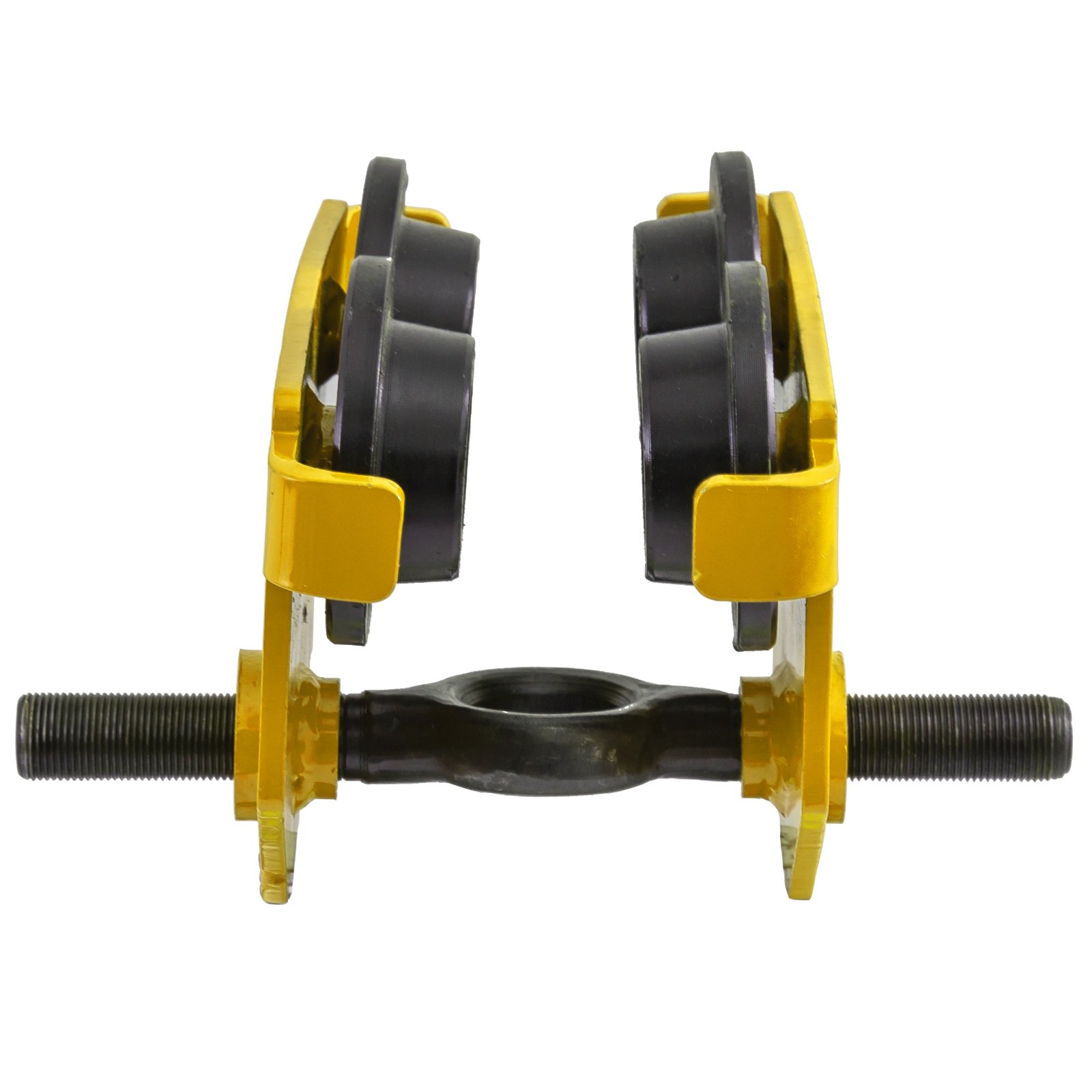 Rollfahrwerk Krankatze Laufkatze Handfahrwerk 2.000 Kg Flanschbereich 90-165mm