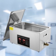 VEVOR Ultraschallreiniger Ultraschall Edelstahl-Reinigungsgerät 707 W, 22 L Ultraschallreinigungsgerät mit Digitaler Anzeige 0-30 Min, Reinigung Ultraschall für Schmuck, Brillen, Uhren usw.