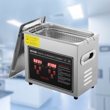 VEVOR Ultraschallreiniger Ultraschall Edelstahl-Reinigungsgerät 172 W, 3 L Ultraschallreinigungsgerät mit Digitaler Anzeige 0-30 Min, Reinigung Ultraschall für Schmuck, Brillen, Uhren usw.