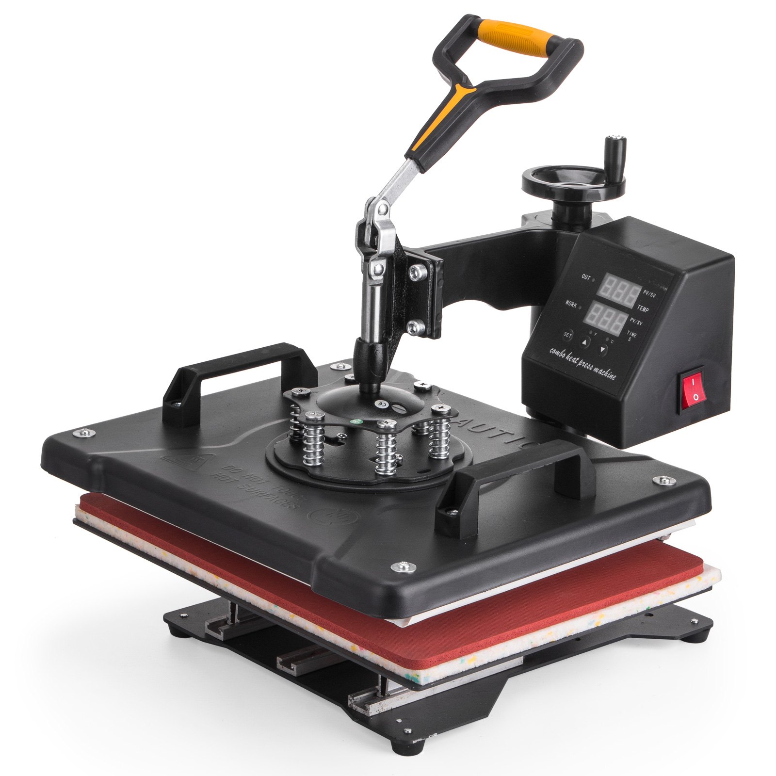 8in1 38x30cm Transferpresse Hitzepresse Maschine T-shirtpresse 1250w Hemd