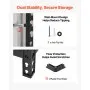 VEVOR Schwerlastregal Lagerregal mit 5 Ablagen 1228x459x1813mm 907,2kg, Stahlgestell, Teilbares & Verstellbares Design für DIY, Werkbank Funktion, Flexibles Steckregal für Keller Garage Werkstatt