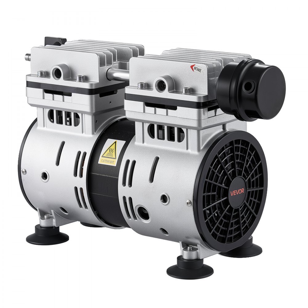 VEVOR Teichbelüfter, Teichbelüftungspumpen-Set, 590-W-Teichbelüftungssystem, 1400 U/min, Luftkompressor für Sauerstoffzirkulation mit 360°-Nano-Diffusorplatte, für Teich, Wassergarten