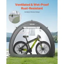 VEVOR Fahrradzelt Fahhrradgarage Fahrradschuppe 4-5 Fahrräder 1706x2133x1524mm