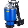 VEVOR Rucksackstaubsauger 4L Kommerzielle Rucksacksauger HEPA-Filtration Rückenstaubsauger 1000W Tragbarer Staubsauger 330x330x580mm Handstaubsauger 18m Verlängerungskabel ideal für Büro Hotel Kino