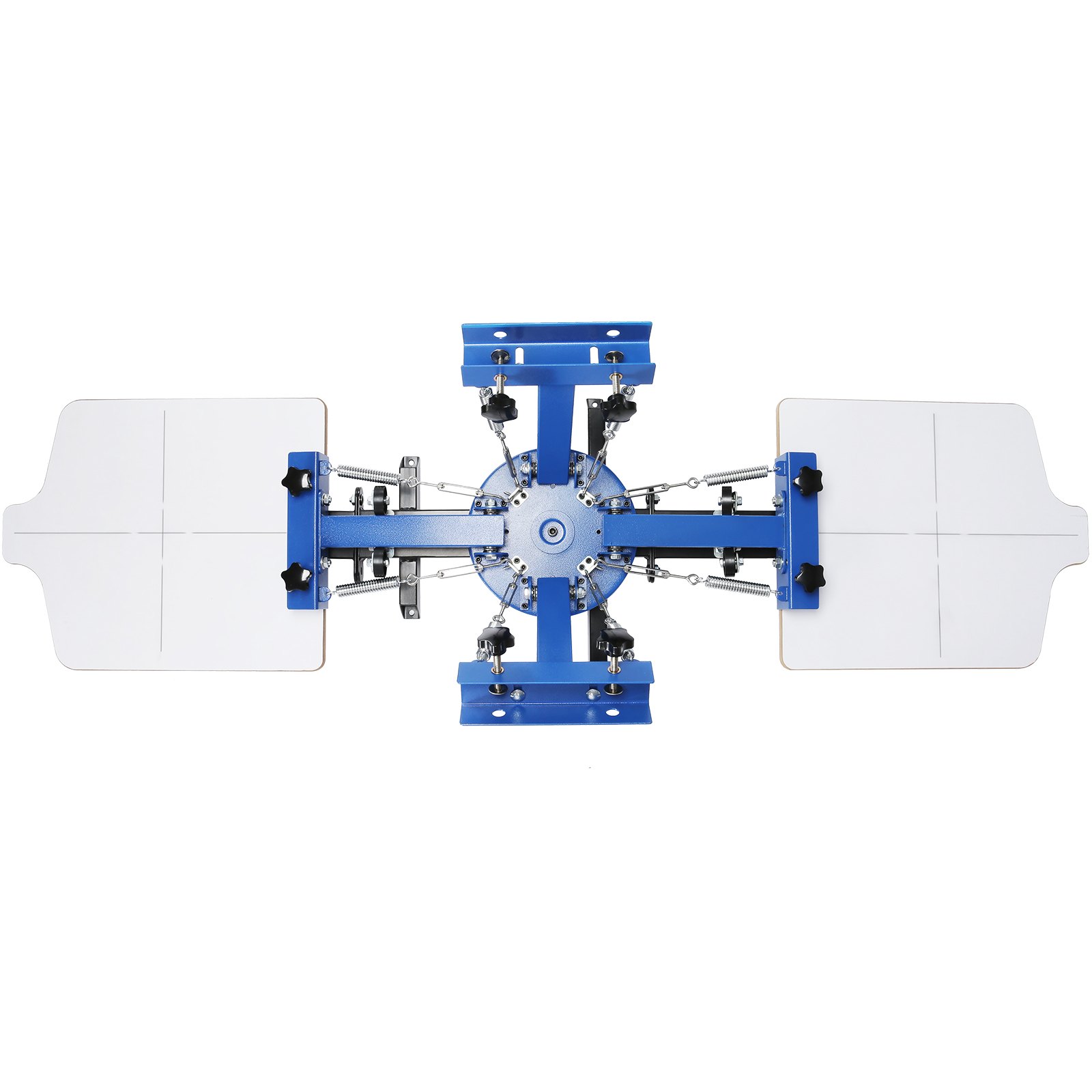 VEVOR Screen Printing Press T-Shirt Screen Printing Machine 4 Colors + 2 Stations, T-Shirt Press, Heat Press Transfer Press DIY Equipment Printer, Textile Printing Clothing, Pillowcases, Luggage etc.