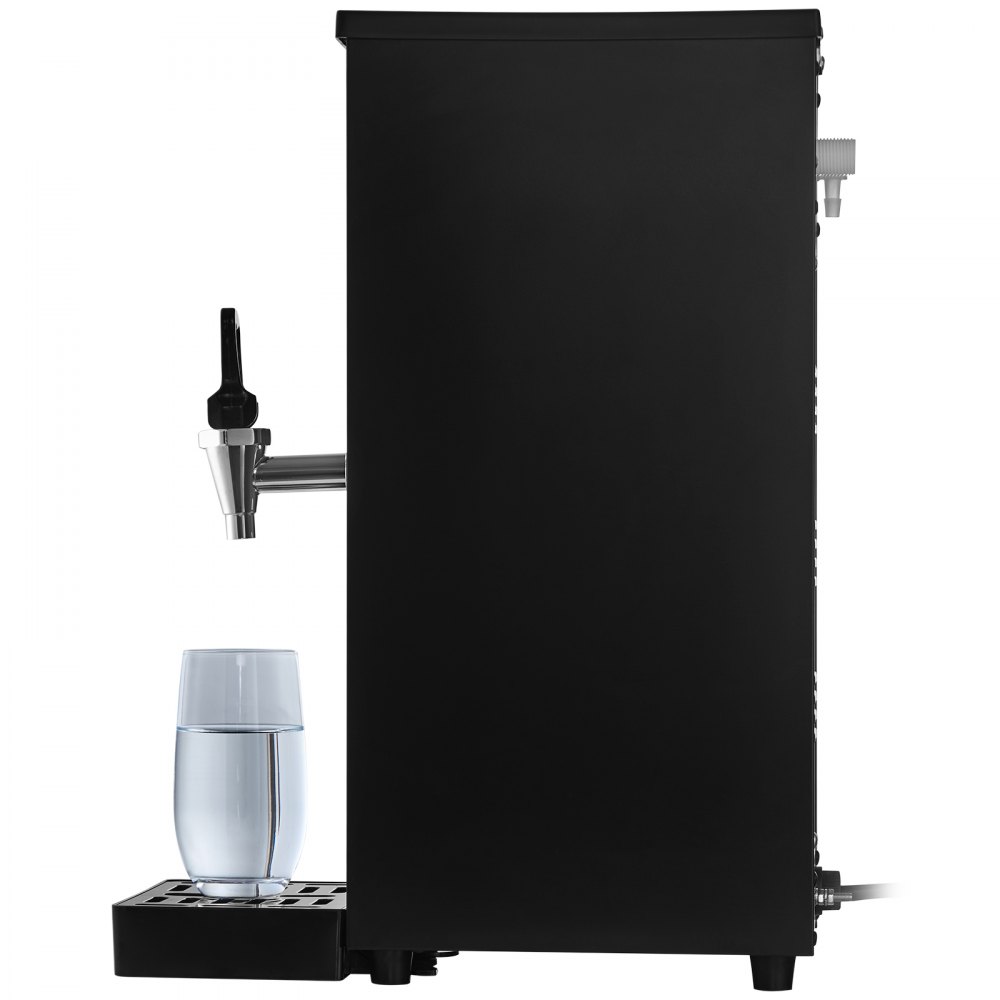 VEVOR Gewerblicher Heißwasserspender 10 L, 1,5 kW Wasserkocher Elektrisch mit Heizrohr aus Edelstahl 316, Stufenweise Schnellaufheizung 50 L/h Heißwasserbereiter für Cafés Teestuben Restaurants Büros
