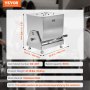 VEVOR manueller Fleischmischer Fleischverarbeitungsgerät mit Kippbehälter (maximales Mischen von 27 kg Fleisch), Fleischmischer Wurstmischer mit Untersetzungsgetriebe, Handmixer für Hackfleisch