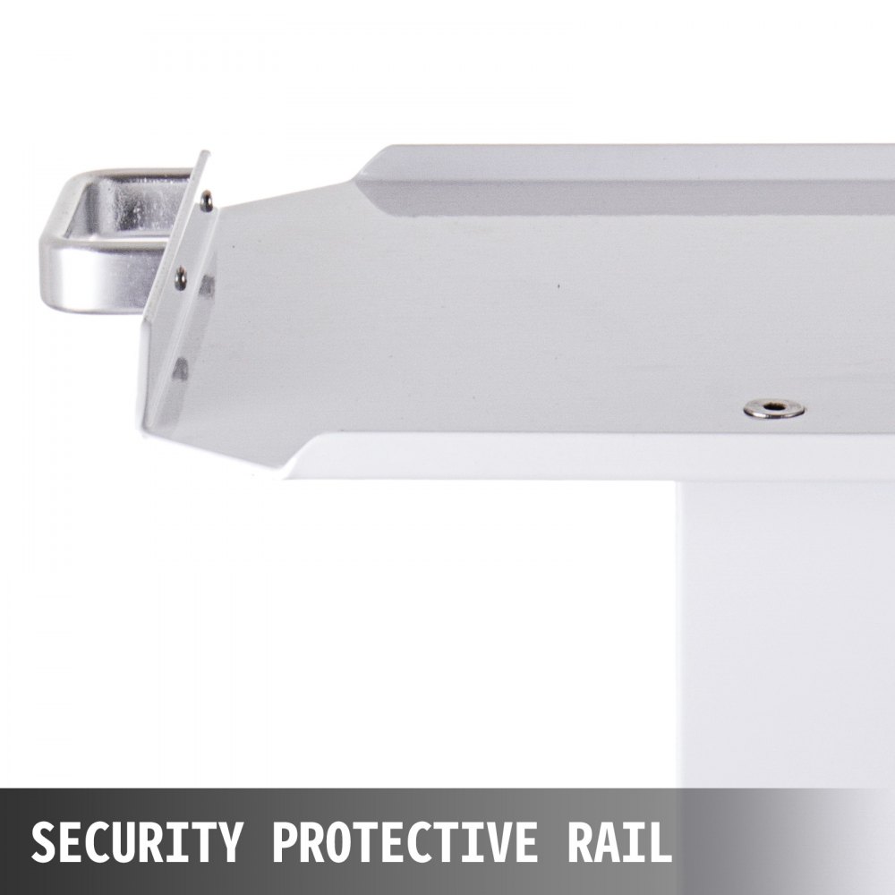 VEVOR Laborwagen 3 Böden Weiß Servierwagen Stahlplatte Servierwagen Tragbar Abräumwagen medizinischer Dental-Laborwagen Transportwagen Rollwagen