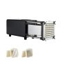 VEVOR Elektrischer Pommes Frites Schneider Kartoffelschneider mit 1/2 & 3/8 Zoll Klingen Edelstahl, Kartoffelschneider und Zerkleinerer mit Anti-Rutsch-Füßen, für Kartoffeln Pommes Frites Gemüse