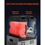 VEVOR kommerzielle Slush-Maschine 12 L x 2 Doppeltank Slush-Eismaschine Slushy Machine für gefrorene Getränke, 96 Tassen Margarita-Smoothie-Maschine für Partys zu Hause Restaurants Cafés Bars