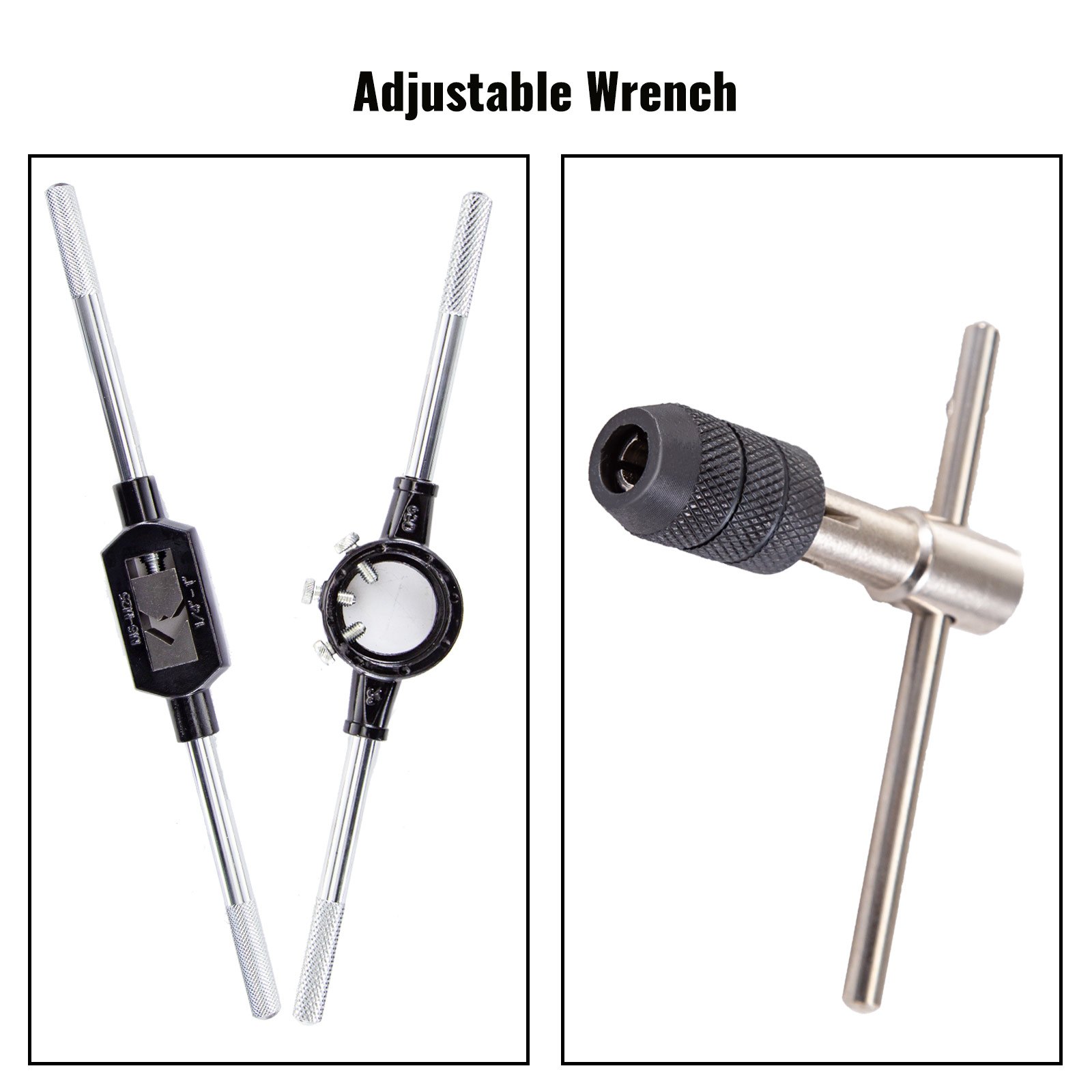 Vevor Gewindeschneider Set 45tlg Gewindeschneid Satz Gewindebohrer Schneideisen