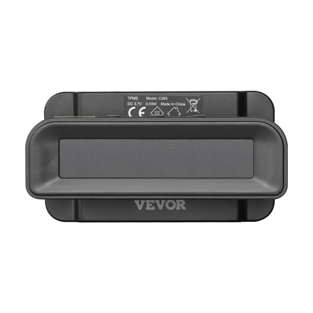 VEVOR Reifendrucküberwachungssystem für Wohnmobile, 7,3–87 psi Anhänger-TPMS, universelles kabelloses Autoalarmsystem, wasserdichtes TPMS-Sensorset mit Solarladung 4 Sensoren 5 Alarmmodi