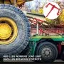 VEVOR Kettenbinder 5/16-3/8", Ratschenlastbinder 6600 lbs Kapazität, Ratschenhebelbinder mit G70-Haken, verstellbare Länge, Ratschenkettenbinder zum Festzurren, Transportieren, Abschleppen, Rot
