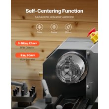 VEVOR φ80mm 4-Backen Drehfutter Spannfutter Bohr-/Fräsmaschinen 3D-Drucker