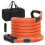 VEVOR 22 mm x 6 m Abschleppseil 13871 kg, Hochleistungs-Offroad-Abschleppgurt, Extrem belastbarer Zugseil mit 30 % Elastizitätsenergie Abschlepphilfe für Jeep Auto LKW ATV UTV SUV Traktor