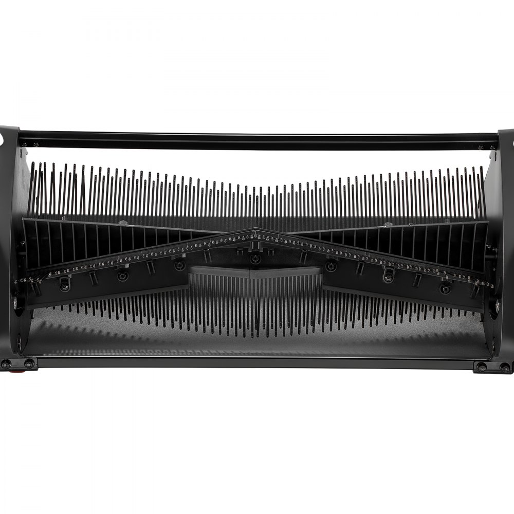 VEVOR 3 Packs Lawn Sweeper Brush Replacement, Compatible with VEVOR 66 cm Lawn & Leaf Collector Sweepers, Yard Sweeper Brush Paddle with Durable V-Shaped Bristles for Easy Grass Leaf Cleanup