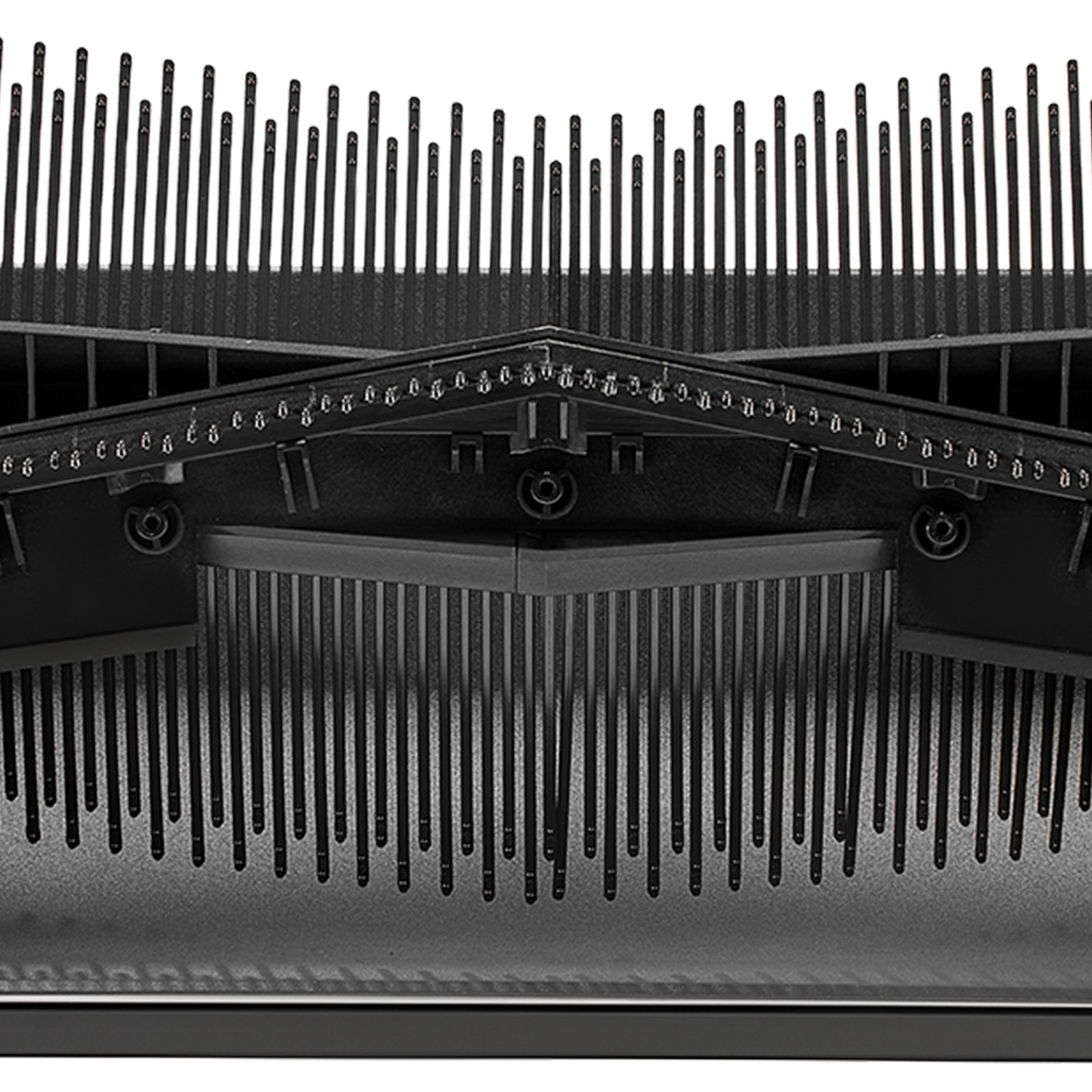 VEVOR 3 Packs Lawn Sweeper Brush Replacement, Compatible with VEVOR 66 cm Lawn & Leaf Collector Sweepers, Yard Sweeper Brush Paddle with Durable V-Shaped Bristles for Easy Grass Leaf Cleanup