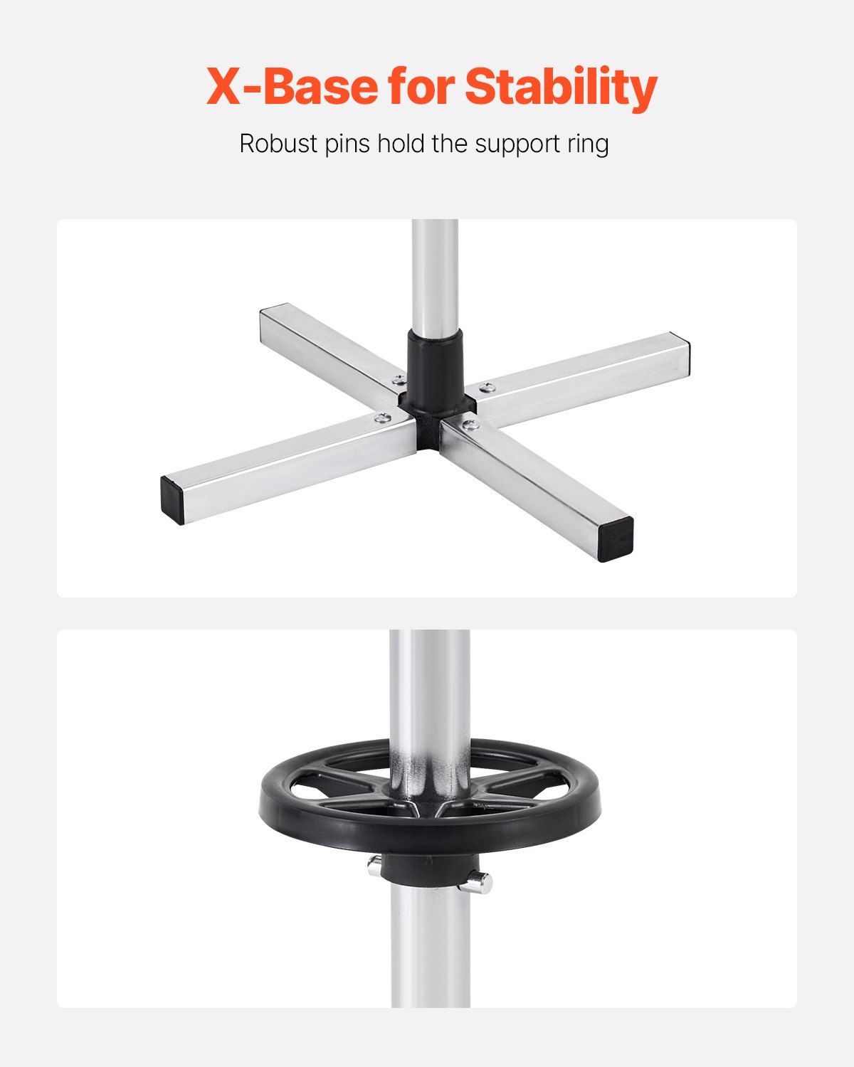 VEVOR Tire Storage Rack, Steel Tire Stand for 4 Tires with Rims, Space-Saving Tire Holder for Tires up to 225 mm Wide, Maximum Load Capacity 100 kg, Ideal for Garages