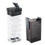 VEVOR Aquarium Außenfilter Max. 2000 L/h 5-Stufiger Aquarienfilter IPX4, Außenfilteranlage zur Zirkulation & Reinigung für Aquarien & Fischbecken, Durchfluss Einstellbar, 473–568L, 5x Auslaufschutz