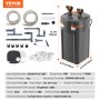 VEVOR Aquariumfilter 225 GPH, 2-stufiger Kanisterfilter 208L, ultra-leiser interner Aquariumfilter mit UV-Schutz, Tauchkraftfilter mit Mehrfachfunktion für Aquarien, 10 W