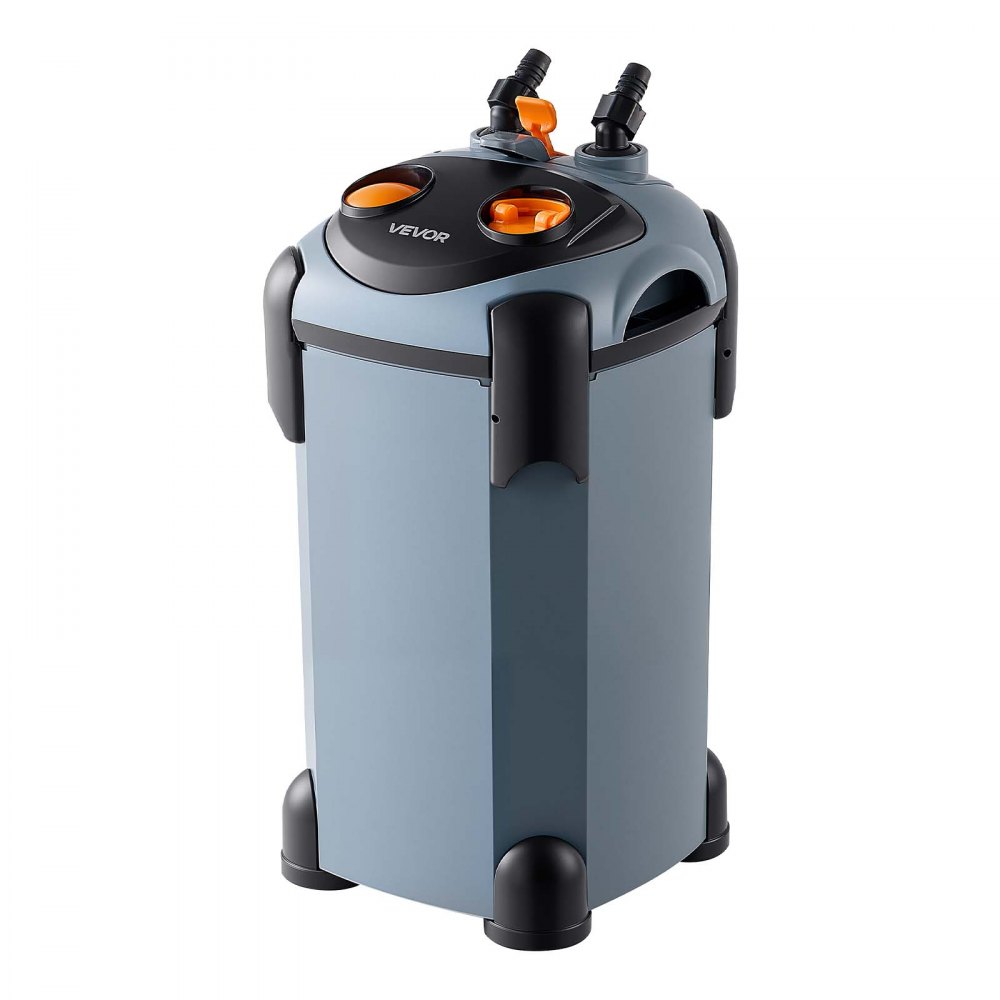 VEVOR Aquarium Außenfilter Max. 850 L/h 3-Stufiger Aquarienfilter IPX4, Außenfilteranlage zur Zirkulation & Reinigung für Aquarien & Fischbecken, Durchfluss Einstellbar, 132-208L, 5x Auslaufschutz