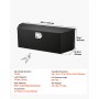 VEVOR Deichselbox Truckbox 914 x 314 x 305 mm aus Stahl, 50 kg Belastbare Werkzeugaufbewahrungsbox mit Schloss & Schlüsseln, Anhängerbox für Pickup-Ladeflächen Wohnmobile SUVs Geländewagen, Schwarz