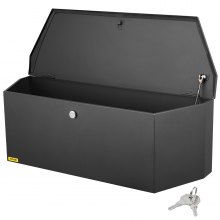 VEVOR Anhänger-Aufbewahrungsbox für Zungenwerkzeug, 91,4 x 30,5 x 30,5 cm, Karbonstahl + Schlossschlüssel
