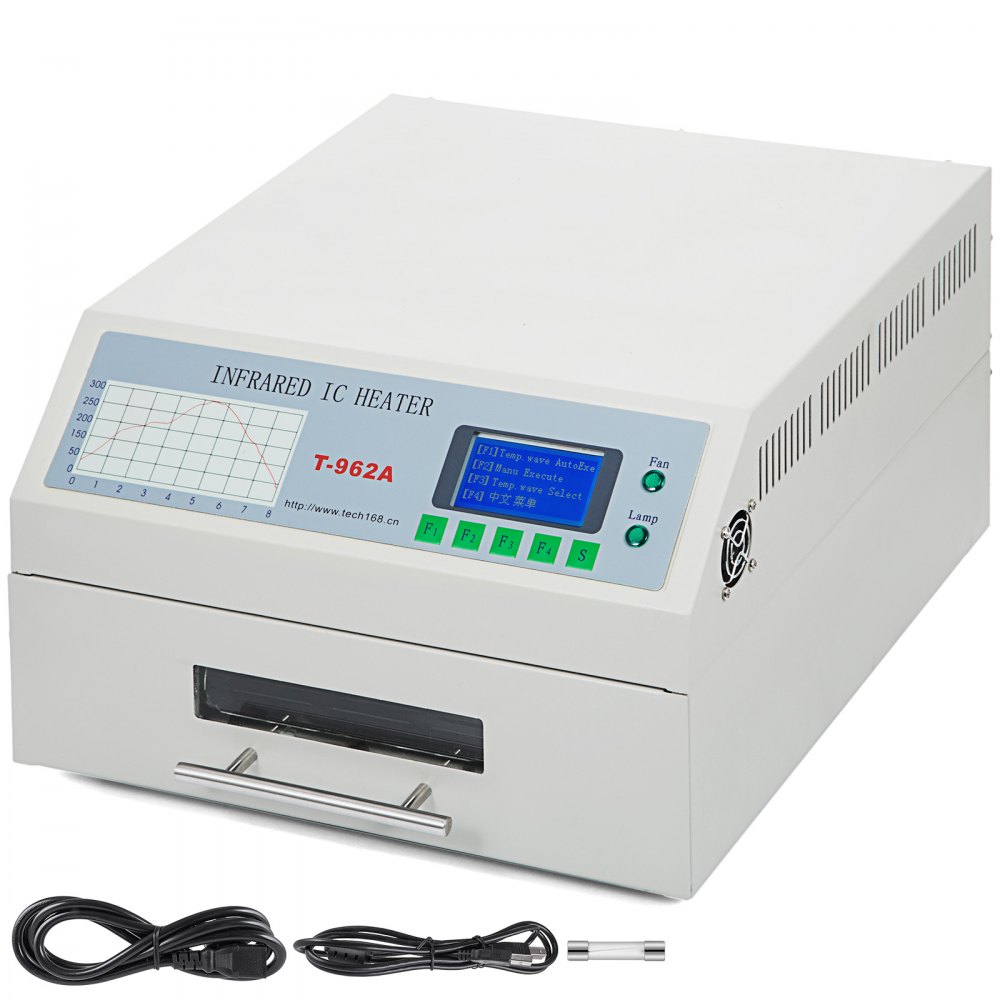 T-962a Infrared Smd Bga Ic Heater Reflow Ofen Lötstation Lötkolben 30x32cm 1500w