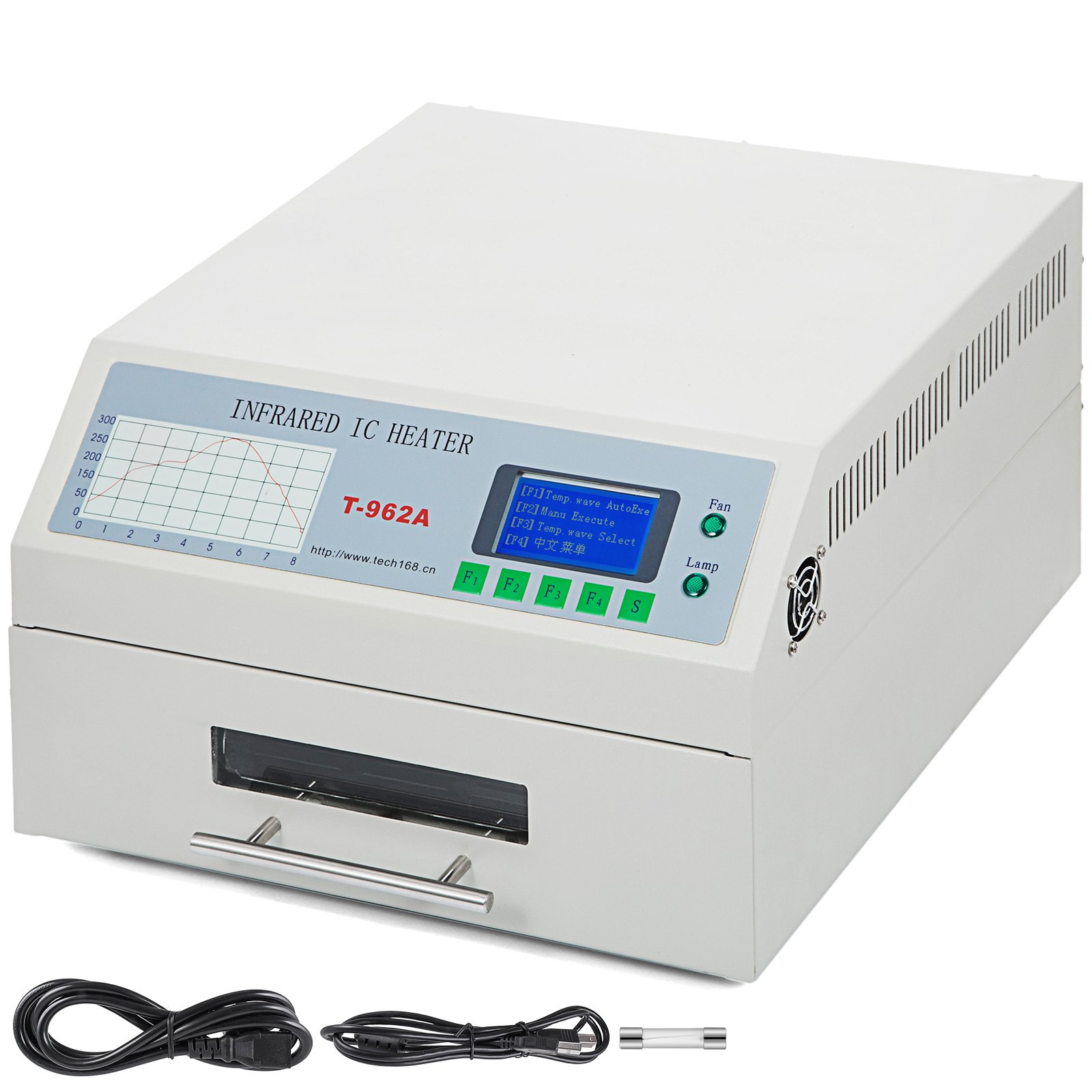 T-962a Infrared Smd Bga Ic Heater Reflow Ofen Lötstation Lötkolben 30x32cm 1500w