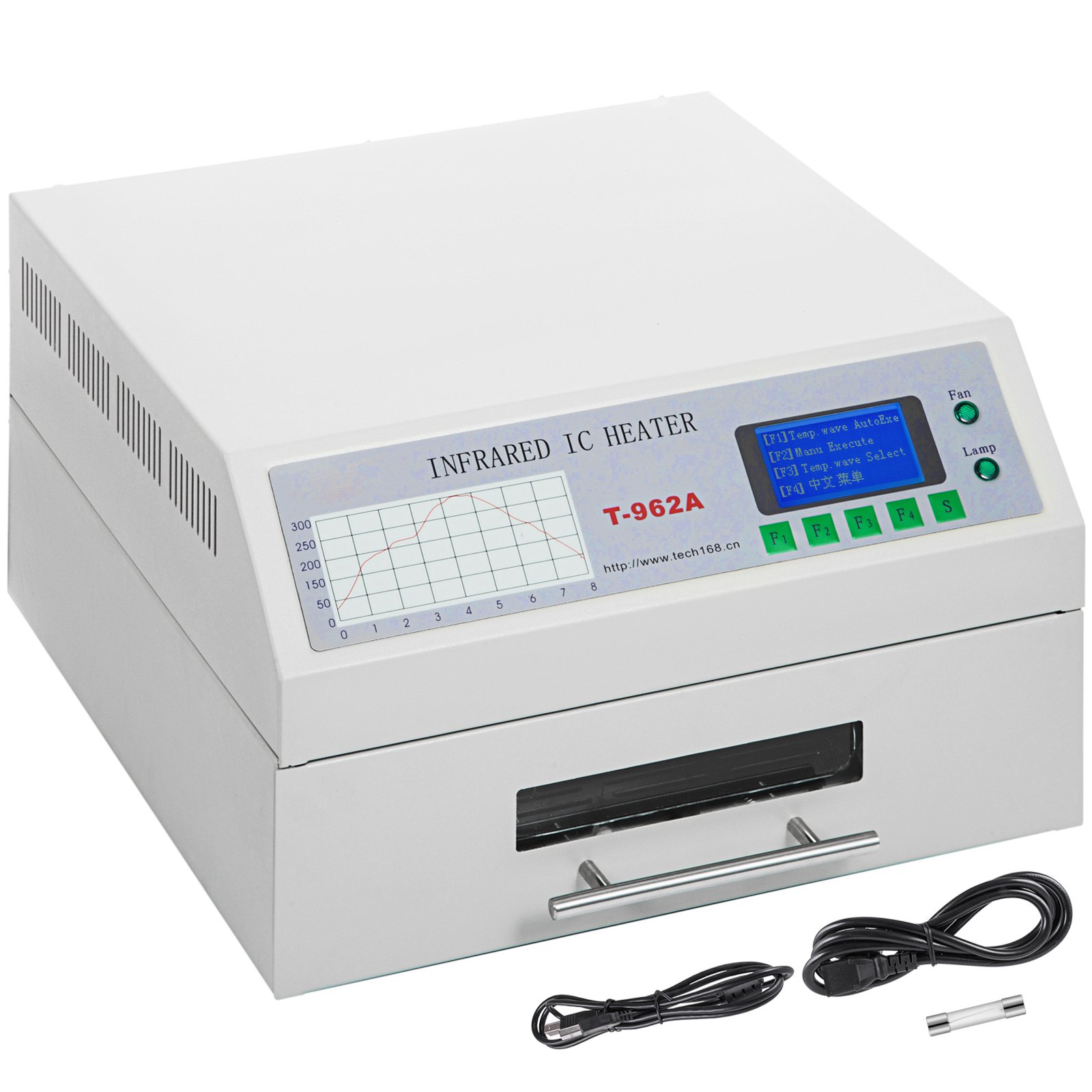 T-962a Infrared Smd Bga Ic Heater Reflow Ofen Lötstation Lötkolben 30x32cm 1500w