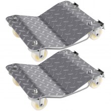 2 PCS 12"X16" SET TIRE WHEEL DOLLIES VEHICLE REPAIR SLIDE W/4 REMOVBLE CASTOR