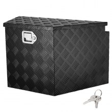 VEVOR Anhänger-Zungenbox Anhängerbox Werkzeugkasten 990 x 419 x 305 mm, Aluminiumlegierung Anhängerbox-Aufbewahrung mit Schloss & Schlüsseln, Anhänger-Zungen-Werkzeugkiste für Wohnmobil usw.