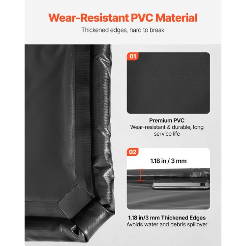 VEVOR Auffangmatte PVC-Garagenbodenmatte Rutschfest Produktbild-Vorschau 3