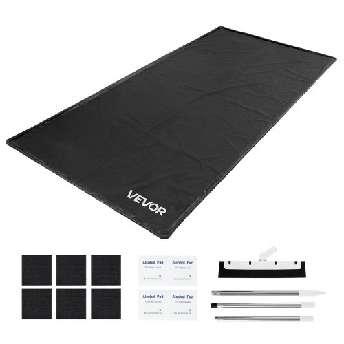 VEVOR Auffangmatte PVC-Garagenbodenmatte Rutschfest Produktbild-Vorschau 4