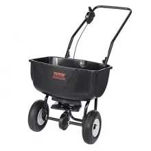 VEVOR 27,22 kg Broadcast Spreader Walk-Behind Rasenstreuer Dünger Gartensämaschine